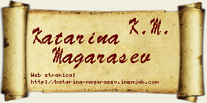 Katarina Magarašev vizit kartica